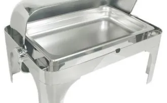 HOLLOWARE Economy Rectangular Roll-Top Chafing Dish  1 01_0010_08