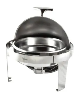 HOLLOWARE Economy round roll-top chafing dish 	 1 01_0013_06