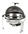 Economy round rolltop chafing dish 