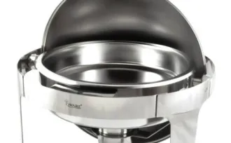 HOLLOWARE Economy round roll-top chafing dish 	 1 01_0013_06