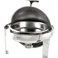 Economy round rolltop chafing dish 