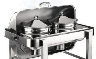 HOLLOWARE Full Size Roll-Top Chafing Dish Set ( A series ) 1 01_0023_09