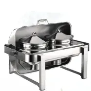 Full Size RollTop Chafing Dish Set  A series 