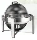 Round RollTop Chafing Dish Set  A series 