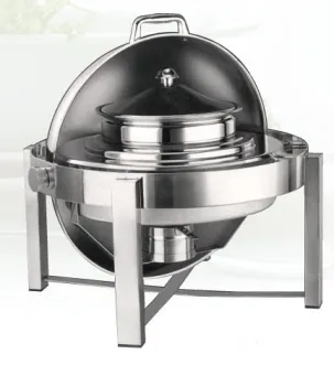 HOLLOWARE Round Roll-Top Chafing Dish ( A series )	 1 01_0027_05