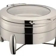 Delux round induction chafing dish largestand for round induction chafer large