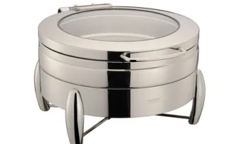 HOLLOWARE Delux round induction chafing dish large<br>stand for round induction chafer large<br> 1 01_1004_00
