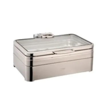 HOLLOWARE Delux Rectangular induction chafing dish 	<br>stand for full size induction chafer <br> 1 01_1011_08