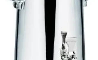 HOLLOWARE Stainless steel coffee urn small<br> 1 01_1206_08_