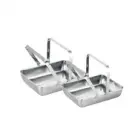 STAINLESS STEEL TOWEL TRAYS WITH HANDLE