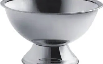 KITCHEN UTENSIL STAINLESS STEEL DOUBLE WALL PUNCH BOWL 1 13