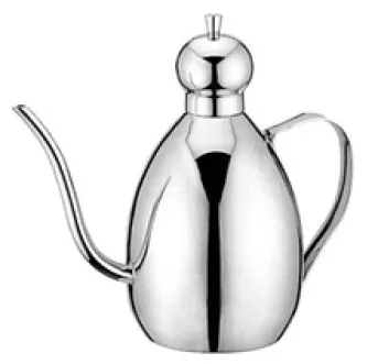 KITCHEN UTENSIL DELUXE STAINLESS STEEL OIL JUGS 1 13110ov