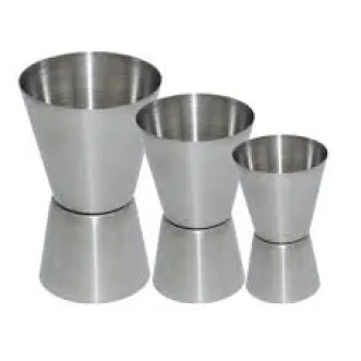 BAR UTENSIL STAINLESS STEEL MEASURING CUPS 1 1322814mc