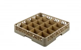 STORE & TRANSPORT <br> 20-COMPARTMENT GLASS RACK 1 142