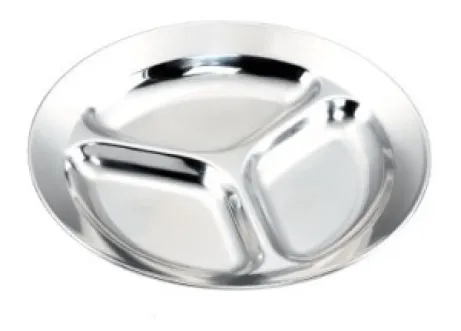 KITCHEN UTENSIL 3-DIVISION STAINLESS STEEL DISH 1 15024