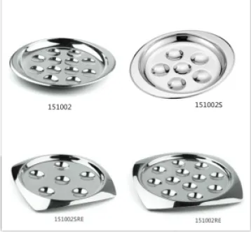 KITCHEN UTENSIL 6 HOLES & 12 HOLES STAINLESS STEEL SNAIL DISH 1 151002sre
