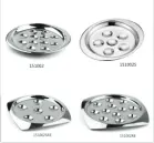 6 HOLES  12 HOLES STAINLESS STEEL SNAIL DISH