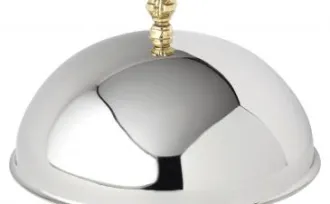 HOLLOWARE STAINLESS STEEL ROUND RICE COVER 1 151003rc