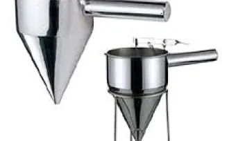 KITCHEN UTENSIL CONICAL S.S FUNEL & STAND FOR CONICAL 1 162026