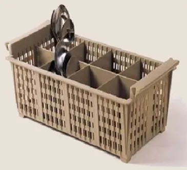 STORE & TRANSPORT <br> 8-COMPARTMENT CUTLERY BASKET WITHOUT HANDLE	<br>8-COMPARTMENT CUTLERY BASKET WITH HANDLE 1 163_164