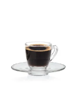 GLASSWARE KENYA ESPRESSO CUP & SAUCER 1 1p016421p01672