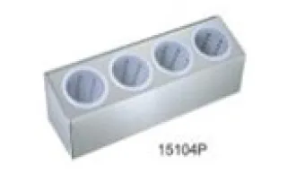 STORE & TRANSPORT <br> 4 Cases Plastic Inner Cutlery Holder	 1 34