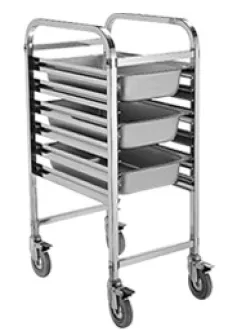 STORE & TRANSPORT <br> S.S. 1/1 GN Pans Trolley	<br>S.S. 2/1 GN Pans Trolley	<br> 1 57_58