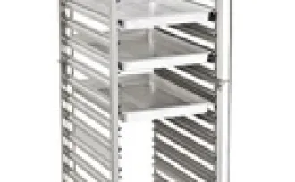 STORE & TRANSPORT <br> Stainless steel bake pan trolley<br> 1 63