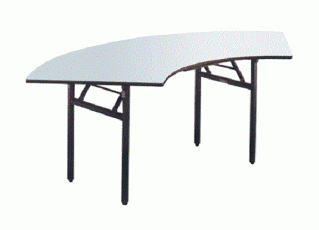 BANQUET TABLE  Cresent Folding Table	<br> 1 cresentz