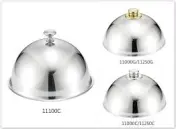 STAINLESS STEEL DOME DISH COVER 