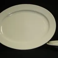 RIM OVAL DISH