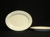 RIM OVAL DISH