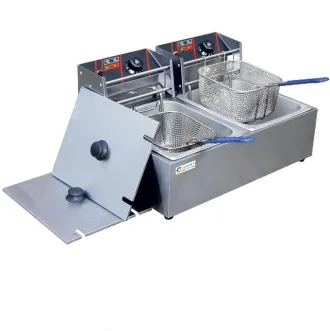 ELECTRIC MACHINE ELECTRIC 2-TANK FRYER ( 2 BASKET ) 1 ef_82