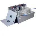 ELECTRIC 2TANK FRYER  2 BASKET 