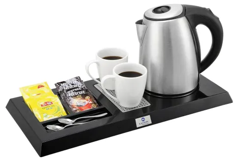 ELECTRIC KETTLE & TRAY Hotel Electric Kettle Tray Set 1 es_1012ht