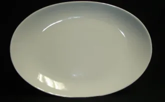 CHINAWARE STEAK / FISH PLATE 1 f851s_oval_steak_plate_1