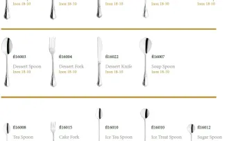 FLATWARE FLATWARE FLORA 2 flora1