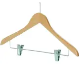 WOODEN HANGER WITH ANTITHEFT RING FEMALE