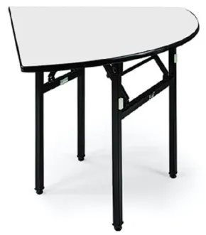BANQUET TABLE  Quarter Round Folding Table <br> 1 quarter_1