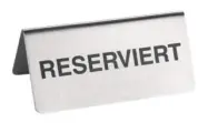 RESERVED STAND 