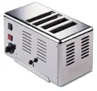 4PC COMMERCIAL TOASTER 