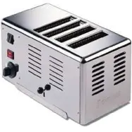 4PC COMMERCIAL TOASTER 